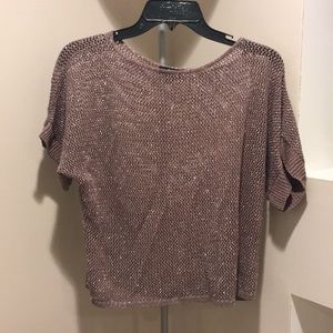 Sheer sweater top
